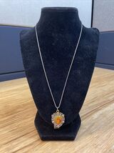 Silver Tone Jesus Christ Necklace Christianity Catholic Estate Jewelry KG - $19.80