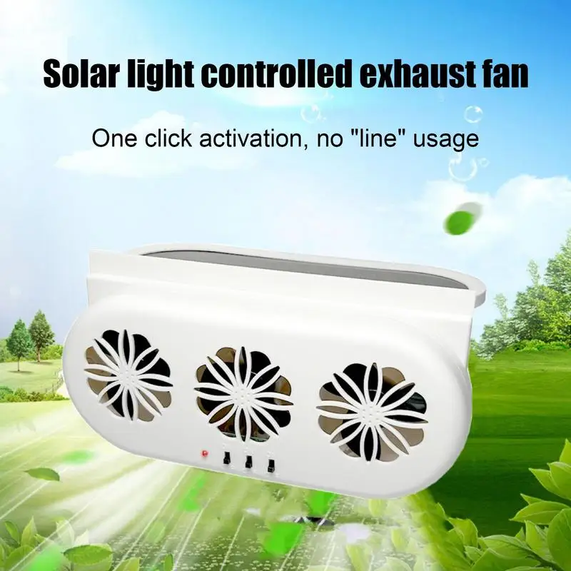 Auto Exhaust Cycle Car Fan Efficient Ventilation Cooling devices Car Electric - £43.30 GBP+