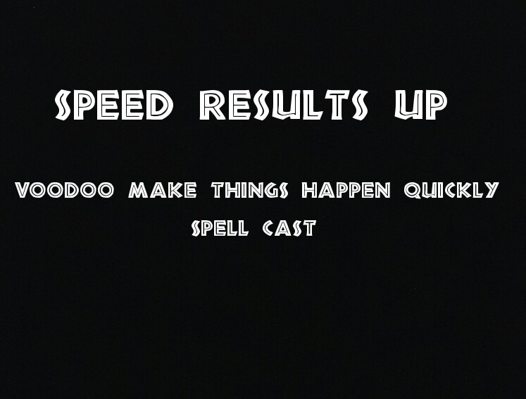 Primary image for SPEED UP RESULTS - Make things happen around you FAST! HAUNTED  