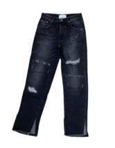 One Teaspoon X One Damen Denim High Waist Baggy Jeans Schwarz Größe 26W - £44.49 GBP