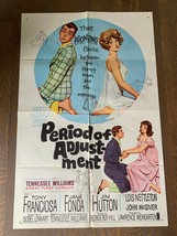 Period of Adjustment 1962, Original Vintage Movie Poster - £39.10 GBP