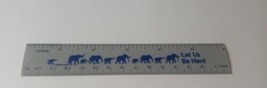 Let Us Be Herd Wildlife Artist 1978 6 Inch Animal Ruler 3B - £8.34 GBP