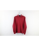 Vtg 90s Streetwear Womens Size L Faded Blank Long Sleeve Turtleneck T-Sh... - $648.03 MXN