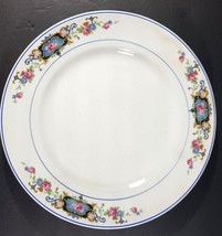 Rare Vintage D E McNicol East Liverpool 8 3/4&quot; SALAD PLATE - ROSES - $7.12