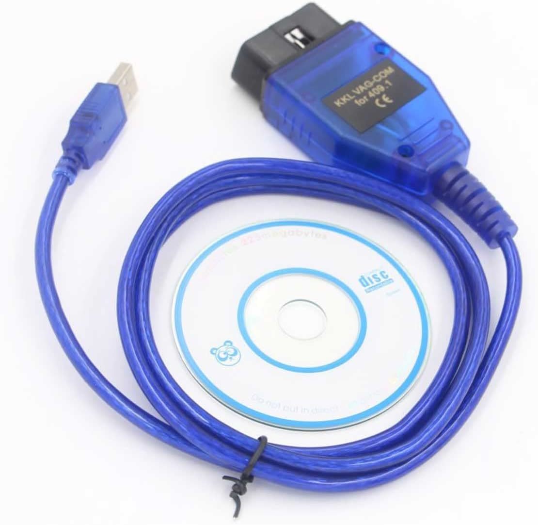 KKL VAG-COM OBD2 OBDII Diagnostic Scanner USB Cable for 409.1 VW/Audi/Se... - $14.99