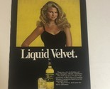 1978 Black Velvet Print Ad Advertisement Vintage Pa2 - $5.93