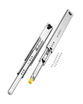 VEVOR Heavy Duty Drawer Slides 16inch, 1Pair Locking Drawer Slides 250lb... - $19.90