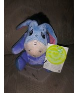 Disney Store Mechanical Wiggle Eeyore 8&quot; Talking Plush Winnie The Pooh T... - £19.83 GBP