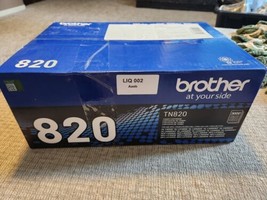 NEW Genuine OEM Brother TN820 Black Toner Cartridge FACTORY-SEALED  - $74.25