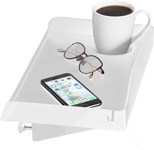 Bedside Shelf for Bed – College Dorm Room Clip On Nightstand with Cup Holder &amp; - £31.59 GBP