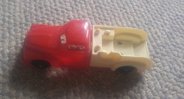 Vintage Hubley Kiddie Toy Platic Fire Truck? Red &amp; White - $21.99