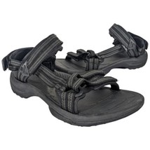 Teva Sandals Womens 6 Sporty Terra FI Lite Slingback 1001474 Adjustable Black - £36.30 GBP