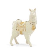 Lenox First Blessing Nativity Llama Figurine Standing Gold Saddle #88615... - £100.65 GBP