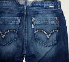 Vintage Levi Levis SilverTab Silver Tab Boot Cut Dark Wash Denim Jeans 33x26 - £47.25 GBP