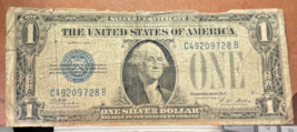 1928 $1 Dollar Silver Certificate Bon Funny Back Well Circulated  Rough ... - $29.74