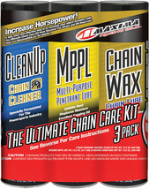 Maxima Chain Wax Ultimate Chain Care Kit Como 3-Pack 70-749203 - $37.95