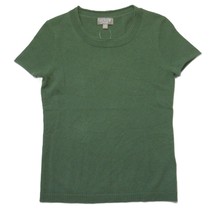 NWT J.Crew Short-sleeve Cashmere Relaxed T-shirt in Utility Green Sweater XS - £55.67 GBP