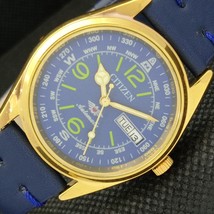 Vintage Refurbished Citizen Auto 8200 Japan Mens D/D Blue Watch 588c-a313935-6 - £19.24 GBP