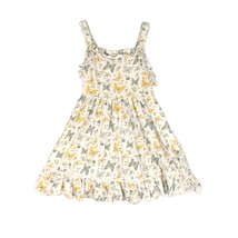 C UPC Akes And Cashmere Toddler Girl&#39;s 4T Butterfly Print Cotton Summer Sun Dress - £15.33 GBP
