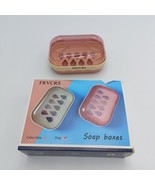 FRVCRS Soap boxes Portable Plastic Soap Boxes with Lid for Traveling, Ba... - $211.58 MXN