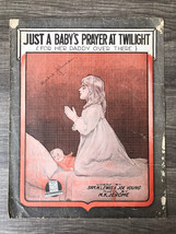 Antique Sheet Music - Just A Baby&#39;s Prayer At TWILIGHT...- 1918 - WW1 Good - £7.83 GBP