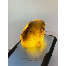 Natural Heliodor Beryl Rough Gemstone - 754.45 Carats Yellowish Green - £61.55 GBP