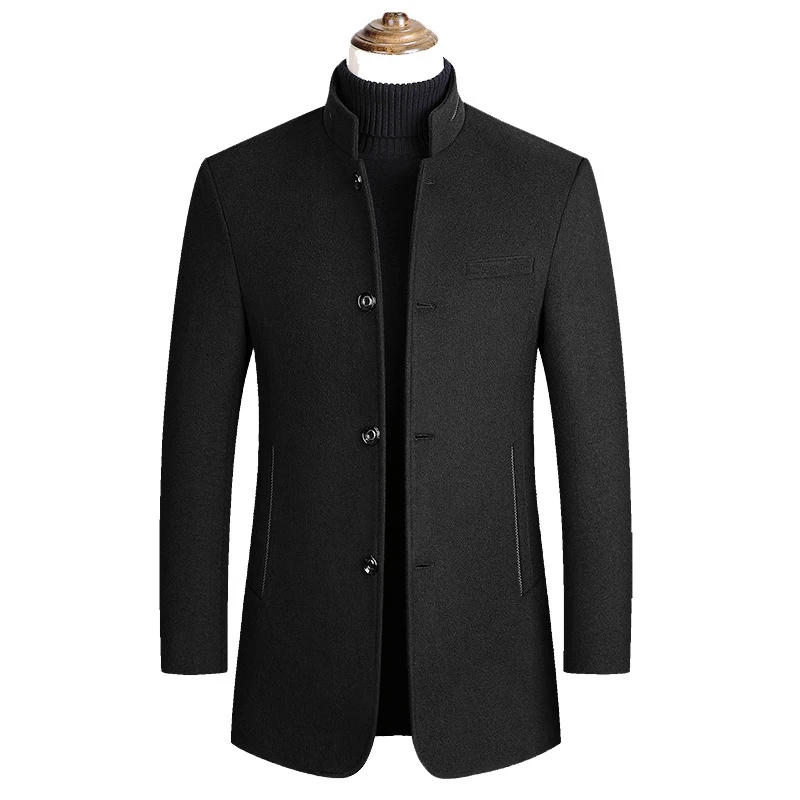 Winter Jacket Men Plus Velvet Thick en Coat Windbreaker Coat Mens Clothing New M - £221.94 GBP