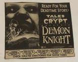 Tales From The Crypt Demon Knight Vintage Movie Print Ad Bills Zane TPA10 - $5.93