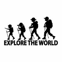 Anewdecals Wall Sticker-Discover Travel Explore The-Custom Color Wall De... - £18.92 GBP+