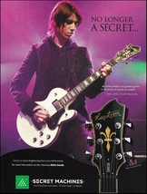 Ben Curtis (Secret Machines band) 2006 Hagstrom White Swede guitar ad print - £3.31 GBP