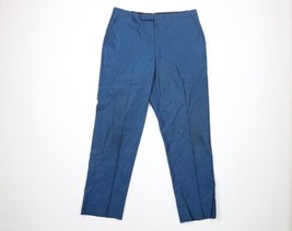 Vintage 40s 50s Mens 34x29 Distressed Wool Blend Pants Trousers Slacks B... - £59.11 GBP