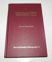 THE BALAAM TEXT FROM DEIR &#39;ALLA Harvard Semitic Monographs by Jo Ann Hac... - £110.31 GBP