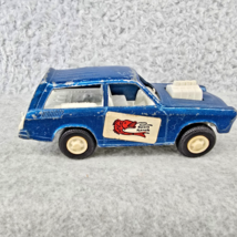 Vintage Tootsie Toy Chevy Vega Wagon Blue wHitch Sport Ranch Made In USA... - $187.34 MXN