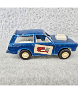 Vintage Tootsie Toy Chevy Vega Wagon Blue wHitch Sport Ranch Made In USA... - $187.34 MXN