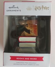 Hallmark Harry Potter BOOKS AND WAND Christmas Tree Ornament - £9.35 GBP