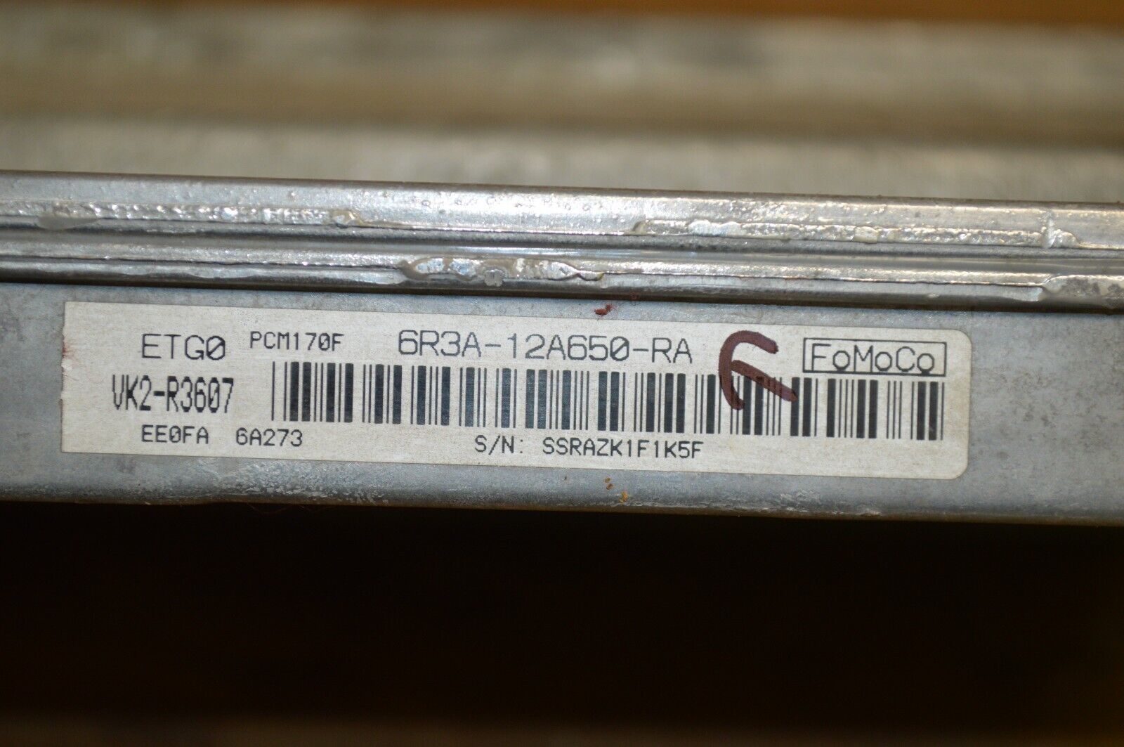 05-08 Ford Mustang 4.0L AT Engine Control Unit ECU 6R3A12A650RA Module ...