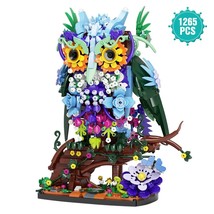 1241PCS Owl Animal Flowers Building Toy Set Floral Model for Gifts - $32.99