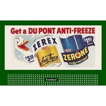 LIONEL STYLE BILLBOARD GLOSSY INSERT  ZEREX ANTIFREEZE &amp; AMERICAN FLYER - £5.49 GBP