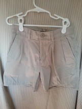 Girl's Dockers Khaki Pleated School Uniform Shorts Size 8 Regular - $4.00