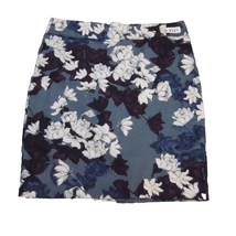 Ann Taylor Loft Skirt Womens 6P Lightweight Casual Floral Pencil Petite ... - $17.94