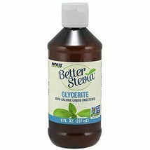 NEW Now Foods Better Stevia Glycerite Zero-Calorie Liquid Sweetener 8 Fl Ounces - £19.87 GBP