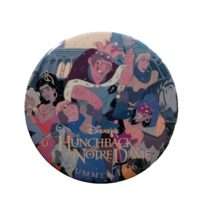 Disney Hunchback Of Notre Dame 3" Big Button Badge Vintage 1996 Original... - $9.71