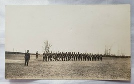 Early 1900&#39;S Canadian Military Soldiers Real Photo Postcard Canada WW1 Unknown - £19.97 GBP