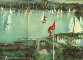 Cunard Line Luncheon Menu RMS Queen Elizabeth 1966 - $14.85