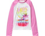 NWT Gymboree Vitamin Sea HIbiscus Girls Long Sleeve Rashguard Swim Shirt... - $10.99