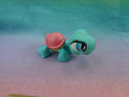 Littlest Pet Shop Turtle Teal Blue Pink Shell Blue Eyes Outdoor Adventure #1735 - £1.40 GBP