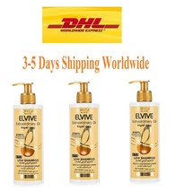 3X L&#39;Oréal Paris Elvive Extraordinary Oil Low Shampoo No Foam For Dry Ha... - $96.28