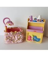 Fisher Price Loving Family babies  Twins Nursery Crib Changing Table Mus... - €16,25 EUR