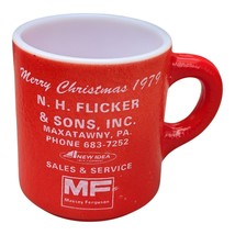 Vintage N.H. Flicker &amp; Sons Mug Maxatawny Pa Massey Ferguson 1978 Christ... - €21,20 EUR