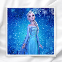Elsa Block Image Printed on Fabric Square - £3.90 GBP+